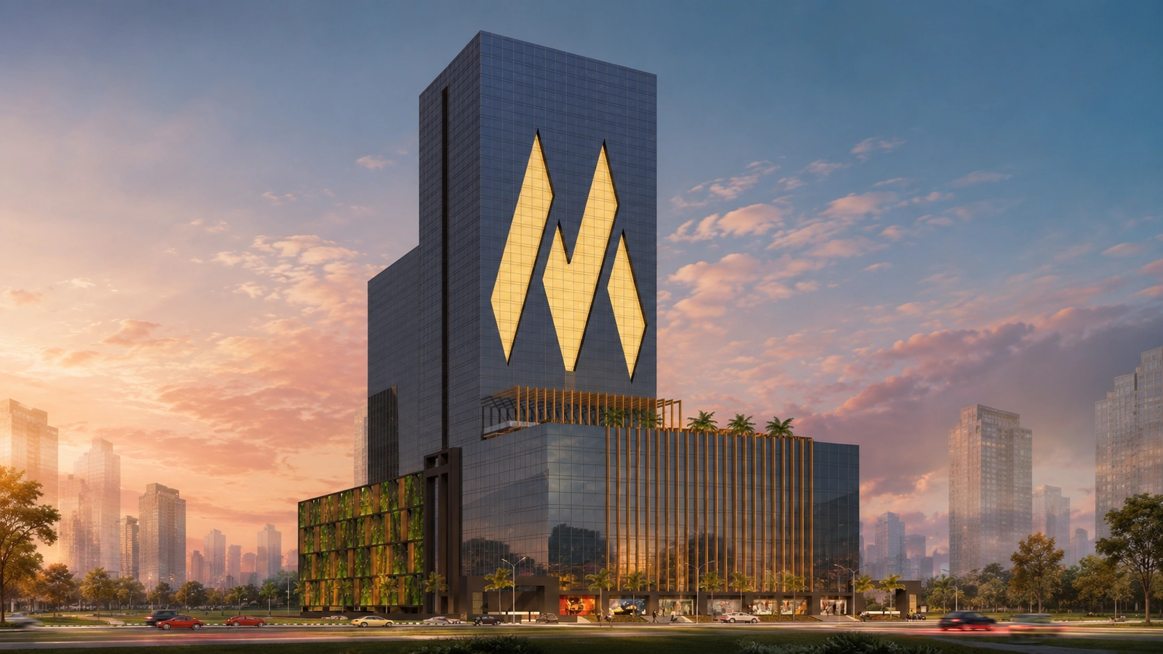 Plan M Business Park Turbhe – office interiors